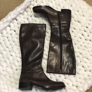 Garnet Hill / Brown Leather Boot